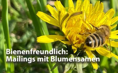 Mailing mit Blumensamen