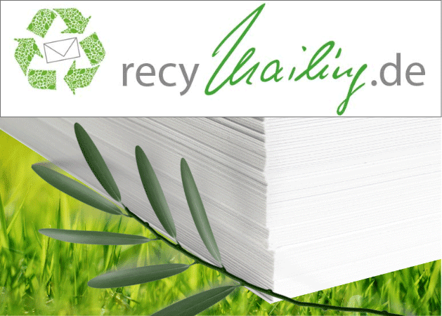 Recycling-Mailings - nachhaltige Kundenbindung