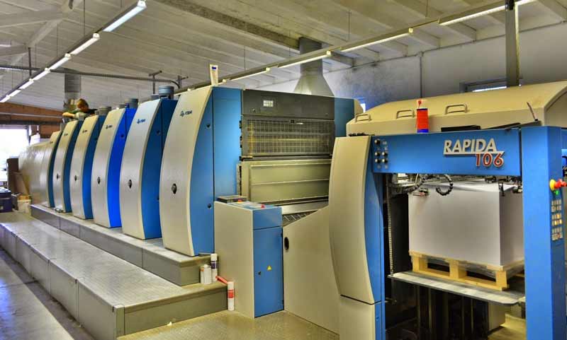 Offsetdruckmaschine KBA für mittlere bis große Auflagen