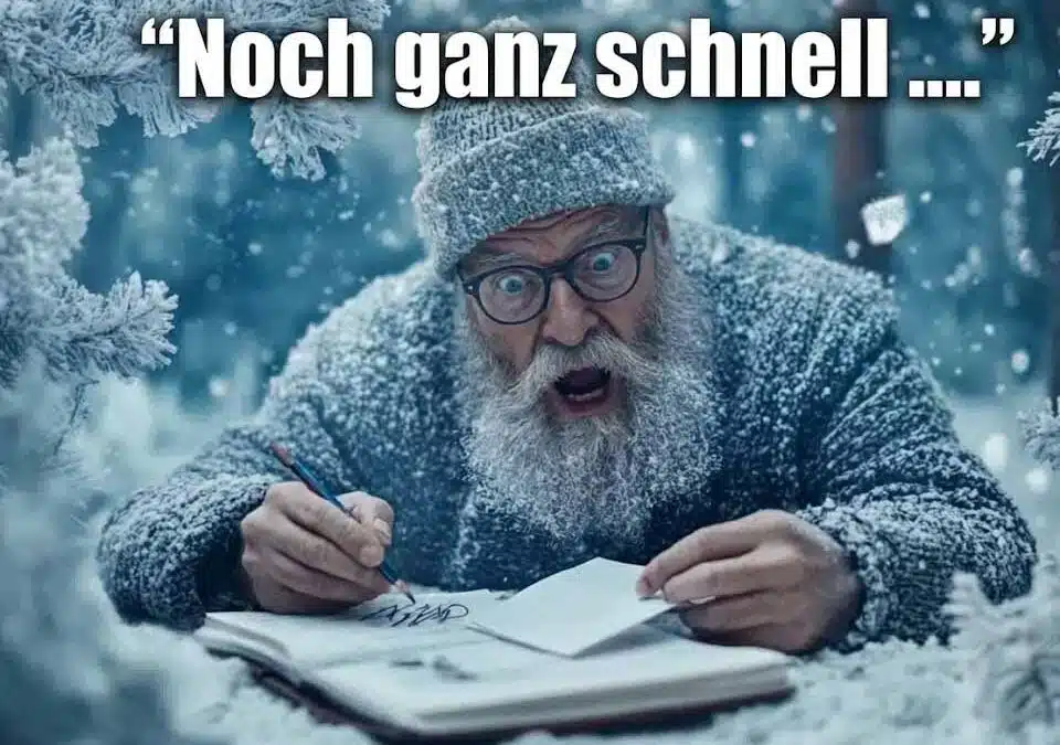 Weihnachtsbriefe versenden