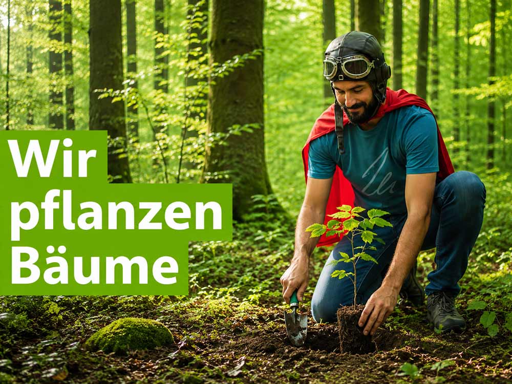 mailingdruck24.de finanziert monatlich Bäume